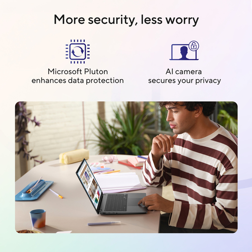 ASUS Vivobook S14 S5408QA-TM275W Copilot+ PC Snapdragon X1-26-101 Laptop 35,6 cm (14") WUXGA 8 GB LPDDR5x-SDRAM 256 GB SSD Wi-Fi 6E (802.11ax) Windows 11 Home Blauw AZERTY Belgisch