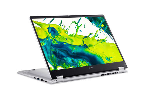 Acer Aspire Spin 14 ASP14-51N-51S8 Intel Core 5 115U Laptop 35,6 cm (14") Touchscreen WUXGA 16 GB LPDDR5-SDRAM 512 GB SSD Wi-Fi 6 (802.11ax) Windows 11 Home Zilver