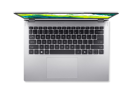 Acer Aspire Spin 14 ASP14-51N-51S8 Intel Core 5 115U Laptop 35,6 cm (14") Touchscreen WUXGA 16 GB LPDDR5-SDRAM 512 GB SSD Wi-Fi 6 (802.11ax) Windows 11 Home Zilver