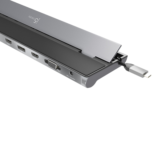 j5create JCD543P-EN USB-C® Triple Display Docking Station met 100W PD Adapter - EU