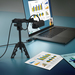 j5create JVU250-N HD-webcam met schakelaar voor automatische en handmatige scherpstelling