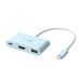 j5create JCA379EC-N Milieuvriendelijke USB-C® naar HDMI™ en USB™ Type-A met stroomvoorziening