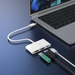 j5create JCA399-N interface hub USB 3.2 Gen 2 (3.1 Gen 2) Type-C 5000 Mbit/s Wit