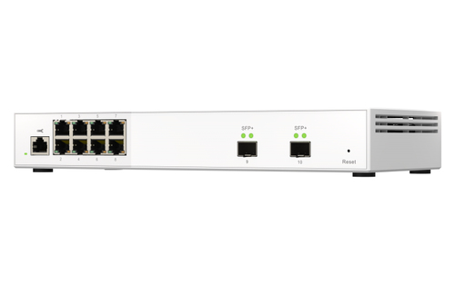 QNAP QSW-M2108-2S netwerk-switch Managed L2 2.5G Ethernet (100/1000/2500) Grijs
