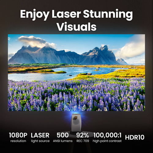 BenQ GV50 Projector met normale projectieafstand 500 ANSI lumens DLP 1080p (1920x1080) Wit
