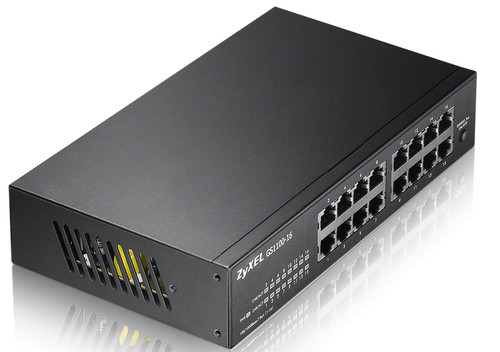 Zyxel GS1100-16 Unmanaged Gigabit Ethernet (10/100/1000) Zwart