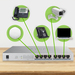 Zyxel GS1008HP Unmanaged Gigabit Ethernet (10/100/1000) Power over Ethernet (PoE) Grijs