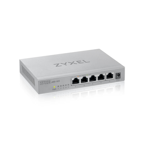 Zyxel XMG-105 Unmanaged 2.5G Ethernet (100/1000/2500) Grijs