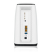 Zyxel FWA510 draadloze router Multi-Gigabit Ethernet Tri-band (2.4 GHz / 5 GHz / 5 GHz) 5G Zwart, Wit