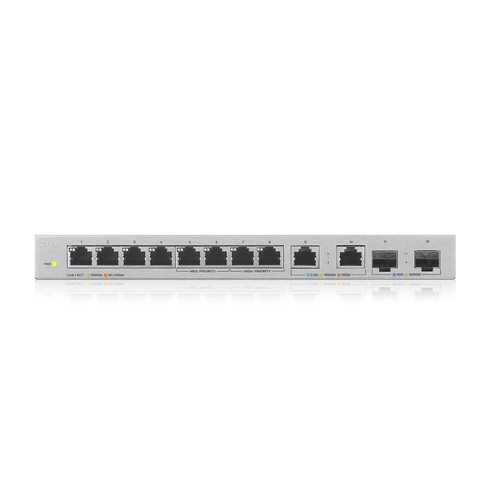 Zyxel XGS1010-12-ZZ0102F netwerk-switch Unmanaged Gigabit Ethernet (10/100/1000) Grijs