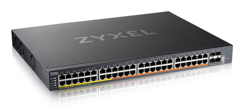 Zyxel XMG2230-52HP Managed L2/L3 2.5G Ethernet (100/1000/2500) Power over Ethernet (PoE) 1U Zwart