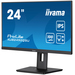 iiyama ProLite XUB2492QSU-B1 computer monitor 60,5 cm (23.8") 2560 x 1440 Pixels Wide Quad HD LED Zwart