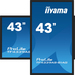 iiyama TF4339AS-B1AG beeldkrant Digitale signage flatscreen 108 cm (42.5") LED 500 cd/m² 4K Ultra HD Zwart Touchscreen Type processor Android 24/7