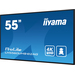 iiyama LH5560UHS-B2AG beeldkrant Digitaal A-kaart 139,7 cm (55") LED Wifi 500 cd/m² 4K Ultra HD Zwart Type processor Android 11 24/7