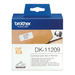 Brother DK-11209 labelprinter-tape Zwart op wit