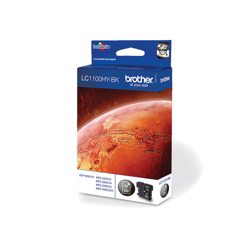 Brother LC1100HYBK inktcartridge 1 stuk(s) Origineel Zwart