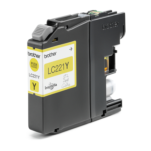 Brother LC221Y inktcartridge 1 stuk(s) Origineel Geel