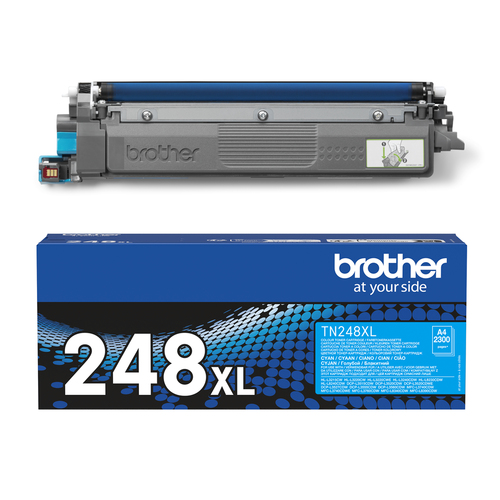 Brother TN-248XLC tonercartridge 1 stuk(s) Origineel Cyaan