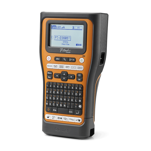 Brother PT-E560BTSP labelprinter Thermo transfer 180 x 180 DPI 30 mm/sec Bedraad en draadloos HSE/TZe Bluetooth QWERTY