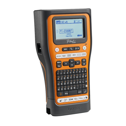 Brother PT-E560BTSP labelprinter Thermo transfer 180 x 180 DPI 30 mm/sec Bedraad en draadloos HSE/TZe Bluetooth QWERTY
