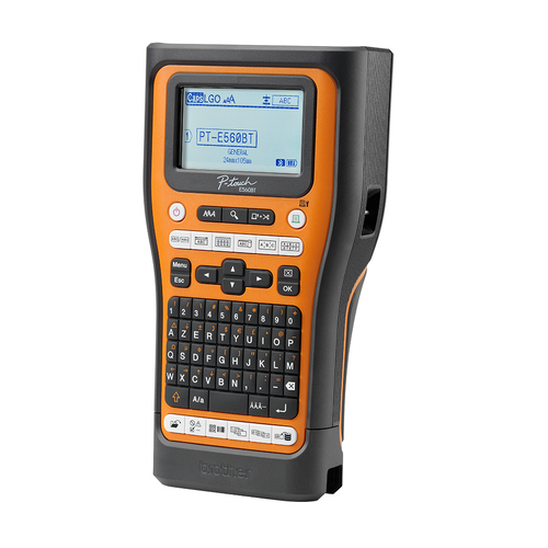 Brother PT-E560BTSP labelprinter Thermo transfer 180 x 180 DPI 30 mm/sec Bedraad en draadloos HSE/TZe Bluetooth QWERTY