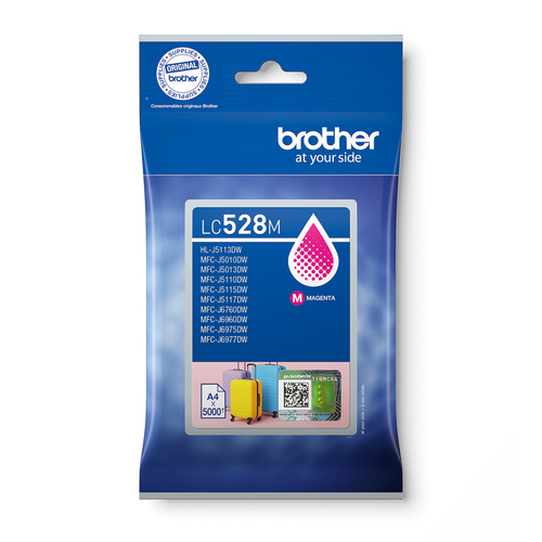 Brother LC528M inktcartridge 1 stuk(s) Origineel Magenta