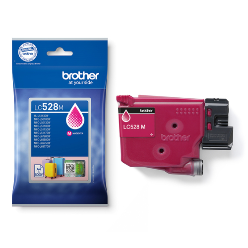 Brother LC528M inktcartridge 1 stuk(s) Origineel Magenta