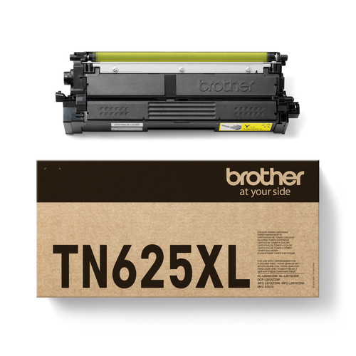 Brother TN-625XLY tonercartridge 1 stuk(s) Origineel Geel