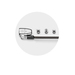Kensington ClickSafe® 2.0 Universeel laptopslot met sleutel