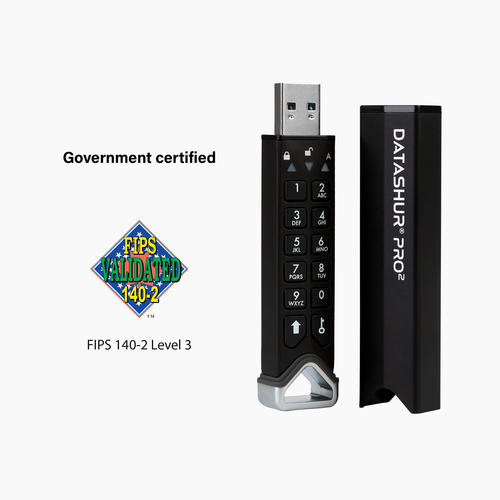 iStorage datAshur PRO2 USB flash drive 32 GB USB Type-A 3.2 Gen 1 (3.1 Gen 1) Zwart