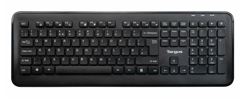 Targus AKM610UK toetsenbord Inclusief muis Universeel RF Draadloos QWERTY Engels Zwart