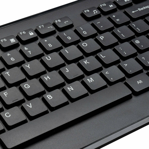 Targus AKM610UK toetsenbord Inclusief muis Universeel RF Draadloos QWERTY Engels Zwart