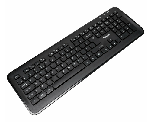 Targus AKM610UK toetsenbord Inclusief muis Universeel RF Draadloos QWERTY Engels Zwart