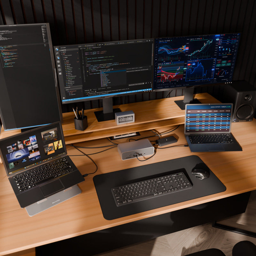 Targus DOCK230EUZ laptop dock & poortreplicator Bedraad Thunderbolt 5 Zilver