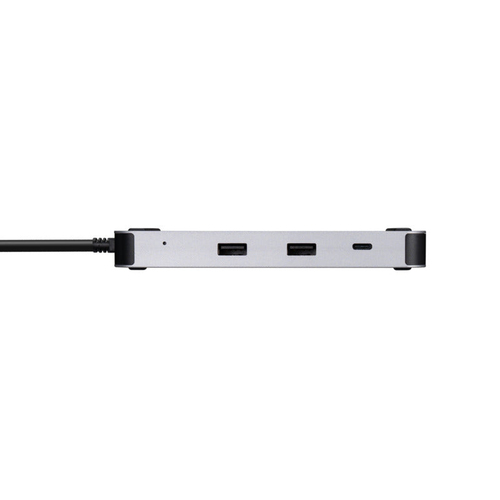 Targus DOCK429GL laptop dock & poortreplicator Bedraad USB4 Zilver