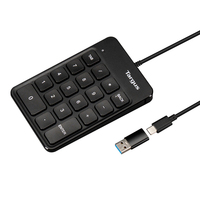 Targus AKP13GL numeriek toetsenbord Universeel USB Zwart