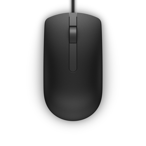 DELL MS116 muis Kantoor Ambidextrous USB Type-A Optisch 1000 DPI