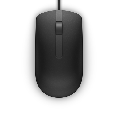 DELL MS116 muis Kantoor Ambidextrous USB Type-A Optisch 1000 DPI
