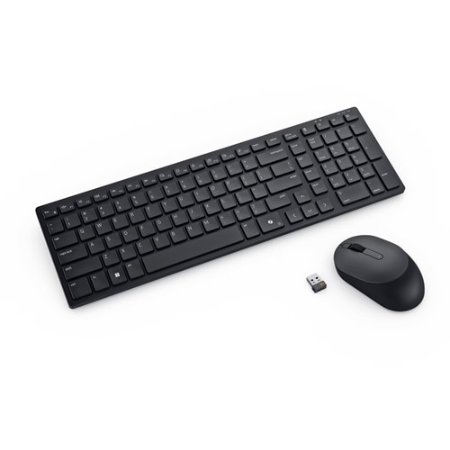 DELL Pro compact stil toetsenbord en stille muis - KM555 - VS internationaal (QWERTY)
