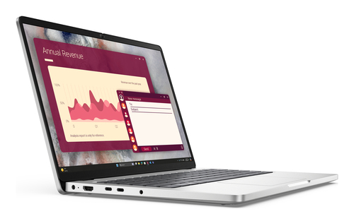 DELL Pro 14 PC14250 Intel Core Ultra 5 235U Laptop 35,6 cm (14") Full HD+ 16 GB DDR5-SDRAM 512 GB SSD Wi-Fi 6E (802.11ax) Windows 11 Pro Platina, Zilver US International