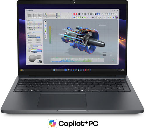 DELL Pro Precision 5 16 PW516261 Copilot+ PC Intel Core Ultra 7 366H Laptop 40,6 cm (16") Full HD+ 32 GB LPDDR5x-SDRAM 1 TB SSD NVIDIA RTX PRO 2000 Blackwell Wi-Fi 7 (802.11be) Windows 11 Pro Zwart Belgisch