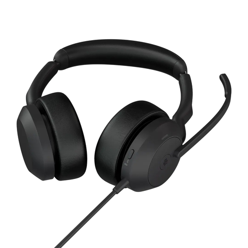 Jabra Evolve2 50 Headset Bedraad Hoofdband Kantoor/callcenter USB Type-C / USB Type-A Bluetooth Zwart