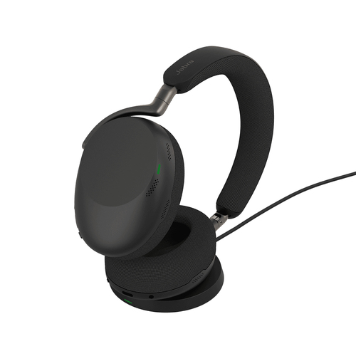Jabra Evolve3 85 Headset Bedraad en draadloos Hoofdband Oproepen/muziek USB Type-C Bluetooth Zwart