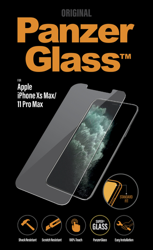 PanzerGlass ® Screen Protector iPhone 11 Pro Max | Xs Max | Standard Fit Doorzichtige schermbeschermer Apple 1 stuk(s)
