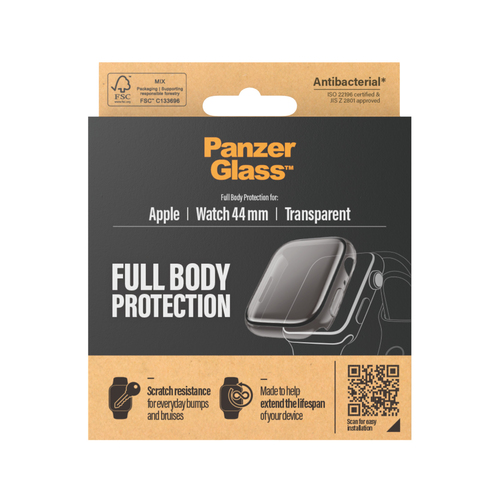 PanzerGlass 3643 slimme draagbare accessoire Schermbeschermer Transparant Gehard glas, Polyethyleentereftalaat (PET)