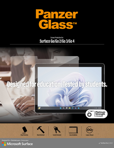 PanzerGlass 6255 schermbeschermer voor tablets Doorzichtige schermbeschermer Microsoft 1 stuk(s)