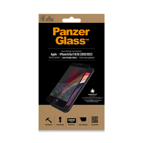 PanzerGlass P2679 scherm- & rugbeschermer voor mobiele telefoons Doorzichtige schermbeschermer Apple 1 stuk(s)