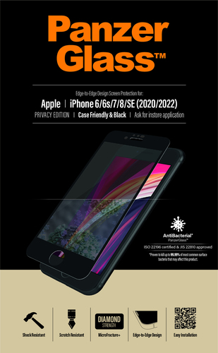 PanzerGlass P2679 scherm- & rugbeschermer voor mobiele telefoons Doorzichtige schermbeschermer Apple 1 stuk(s)