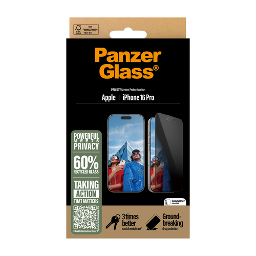 PanzerGlass PG Priv Scrn iPhone 16P 6.3Inch UWF