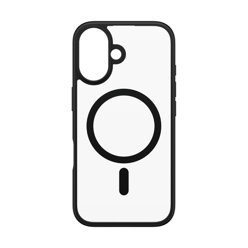 PanzerGlass PG HardCase Black MagS iPhone 16 6.1Inch mobiele telefoon behuizingen Hoes Transparant